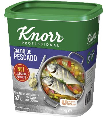 Knorr Fish Stock Powder – 1 kg Plastic Catering Tub