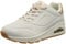 Skechers Femme Uno - Shimmer Away Basket, Blanc Opulenter Garten, 39.5 EU