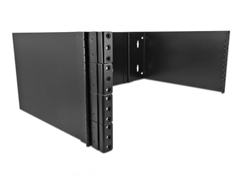DeLOCK 19 Zoll Wandhalterung 4 HE klappbar schwarz