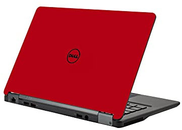 AlphaWraps Skin for Dell Latitude E7250 Laptop | Matt Red | Protective and Durable Vinyl Decal wrap Cover | Made in The UK