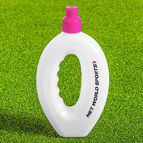 Gourde Sport BIDON Running 500ML - Gourde Reutilisable 500ml de Sport pour la Main - Plastique sans BPA avec Une tétine verrouillable - Disponible en Bleu ou Rose (Rose, Pack de 1)