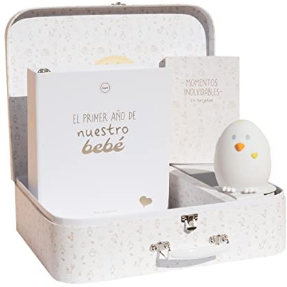 Grupo Erik Geschenk-Set Eggie Welcome Home | Geschenk zur Geburt | Original Geschenkidee für Babys | Auf Spanisch