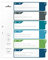 Durable Register 1-6, A4+ hoch, beschriftbares Indexblatt, 100% recycelbar, mehrfarbig, 679427