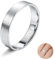 Diamday 925 Sterling Silber Ring für Damen Herren Silber Gebürstet und Mattiert Ehering Schlicht Einfach Hochzeitsring Verlobungsring Trauringe Fingerring Comfort Fit 4mm 49