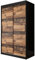 KRYSPOL Schiebetürenschrank Old Style T 120 cm Kleiderschrank Einlegeboden Schlafzimmer- Wohnzimmerschrank Schiebetüren Modern Design (Schubladen: 0)