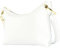 modamoda de - T243 - ital. Umhängetasche Klein Small aus Leder, Farbe:Weiß