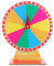 Yardwe Tisch-Preisrad Glücks-Roulette-Rad Bearbeitbares Rotierendes -Spiel Für Karneval Party Messe Urlaub Spiel-Requisiten