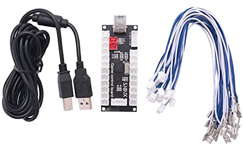 Zero Delay Arcade Usb Encoder Pc To Joystick For Mame Jamma & Other Pc Games