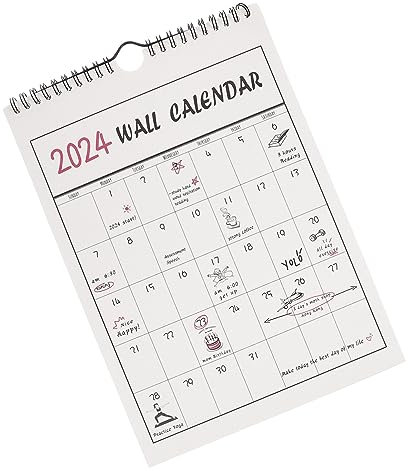 MAGICLULU Platzsparender Familien-wandkalender Für Den Täglichen Gebrauch Terminkalender Für 2024