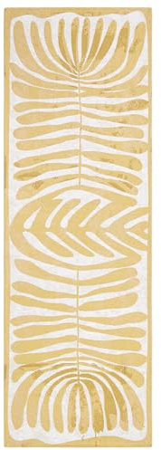 TOWN & COUNTRY LUXE Livie Matisse Everwash® Cutout Everwash® waschbarer Mehrzweck-dekorativer Teppich, Küchenläufer, Flache Fußmatte, Schlafzimmerteppich und Wohnheimzimmerteppich mit Rutschfester