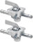 2 Pezzi Interruttore Benzina Valvola,Serbatoio Carburante Valvola Universale,6mm Interruttore Benzina Serbatoio,Rubinetto del Carburante per 50cc 70cc 90 cc 110cc 125cc 150cc Ciclomotori Moto e Quad