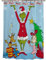 Franco Dr. Seuss The Grinch Holiday Duschvorhang- und Ring-Set, 13-teilig, offizielles Lizenzprodukt