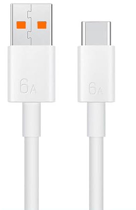 TPCmobile Cable de Datos y Carga 6A Max USB Tipo C Compatible Carga Super Rápida Super Charge 66W / 88W /100W para Smartphone Huawei, Honor, Matepad