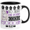 Psychologin Geschenk Tasse Geschenkidee für Psychologin Geburtstag Weihnachten Spruch So Sieht Eine Richtig Coole Psychologin Aus Kaffee-Becher (Schwarz)