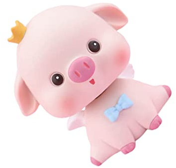 TOPBATHY Dekoration Auto- - Miniatur Auto- Spielzeug -Ornament Desktop- - Wackelschwein schmücken Zubehör