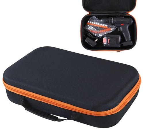 Shockproof Electric Drill Carry Case - Hard Shell Tool Pouch Bag With EVA Shell, Ideal For Tool Storage