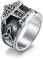 Herren Und Damen Odin Thors Hammer Ring, Vintage Viking Thor Hammer Edelstahl Ring,Silber,10