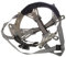 ARTIBETTER Helmfutter Sicherheitshelm-Innenfutter Schutzhelm-Innenfutter Helm-Größenanpassung Helm Innenfutter Kit Helm Ersatzteil Austausch des Helmeinsatzes Helmaufhängung Stoff Grey