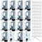 IGNPION Heavy Duty Adjustable Furniture Leveler Feet 16pcs M10 Furniture Leveling Height Legs for Tables, Shelving Units, Cabinets, Workbench, Silver