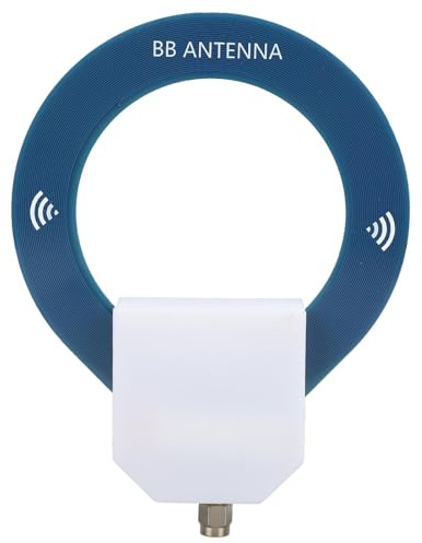Mini Loop Shortwave Antenna Directional SW Compact Ring Antenne mit 10-30 DBUV-Einstellungsfunktion für Malachit Ham Funkempfänger