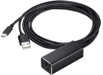 SMASOLO Network Card Ethernet Adapter Micro Usb for Fire Stick Tv No Buffering