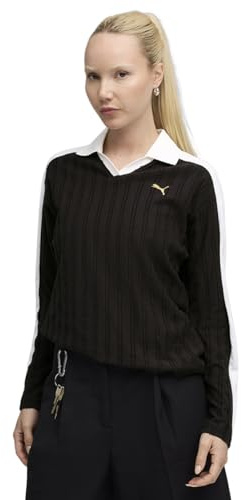 PUMA Damen T7 Relaxed Langarm-Polo
