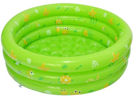 Double Piscine Gonflable, Pataugeoire pour Enfants Et Adultes, Grande Piscine Familiale pour Balcon Ou Intérieur(C)