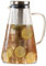 VAHDAM, Pichet À Thé Glacé Avec Couvercle (1.5 L) 100% Sûr, Résistant Aux Rayures, Aux Micro-Ondes Et À La Chaleur | Pichet À Thé Glacé | Pichet En Verre Borosilicate Avec Couvercle