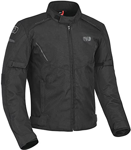 Oxford Men's Delta 1.0 Motorcycle Jacket, Tech Black, M