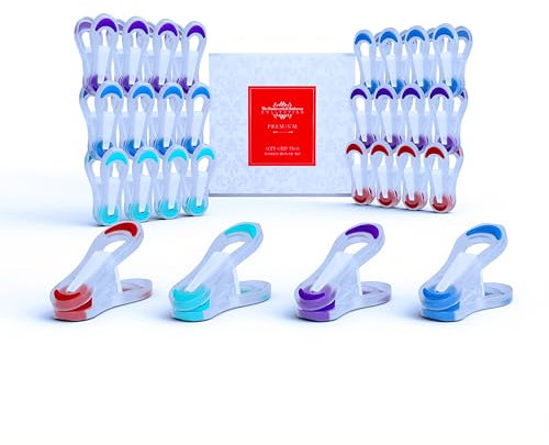 Clothes Pegs for Washing Line – Soft Grip & No Metal Rust | Strong & Durable Laundry Pegs | Ideal for Washing Lines, Airers & Rotary Dryers | Weatherproof Pegs (Pack of 36)