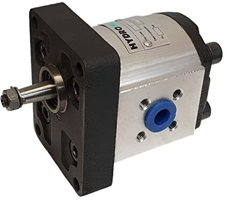 Pompa idraulica, pompa ad ingranaggi, BG1, europ. flangia, attacco a flangia, con. albero 1:8, volume di deglutizione selezionabile da 1 a 7 cm³/U, rotazione a destra dimensione 6,1 cc