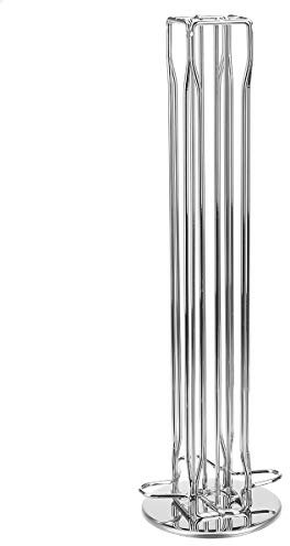 Supporto Porta Caffè in Metallo, Tazzone Porta Cialde per 40 Capsule Nespresso