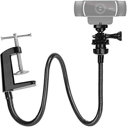 aniceday Webcam Stand Holder Overhead-stativ Handy Tischstativ Webcam-ständer Mit Schwanenhals Schreibtisch Halterung Kamera for Webcam Brio 4K, C925e Etc