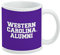 Western Carolina Alumni Tasse à café en céramique pour café, thé et boissons chaudes, 325 ml, blanc