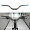 HEZHU Mountainbike Links MTB 31,8 mm High Riser Lenker passend für 22,2 mm Links (Blau)