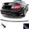 Sport Heckspoiler Lippe Schwarz Glanz für Mercedes C Klasse C204 Coupe 11-14