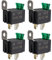 Daroplo 6 x 12 V 30 A 4 Pin SPST Fahrzeug Relais Normaler Öffner Wechselschalter Schalter