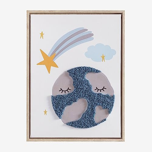 SKLUM Dekoratives Bild mit Textilstruktur (30x40 cm) Haley Kids Multicolor Soft
