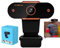 Webcamera Live Stream- Webcam USB para PC ajustable con micrófono, webcam software, webcam vídeo Full HD para portátil para videollamadas Zoom/Skype/Teams