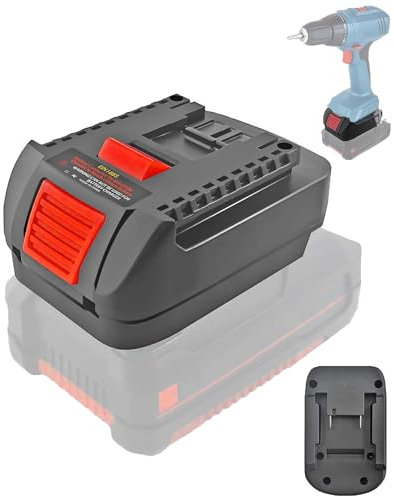 TPDL EIN18BS Adaptateur de batterie convertisseur pour batterie Einhell 18 V Power X-Change vers Bosch Professional 18 V System Outil électrique (pas PBA), adaptateur de batterie pour outil Bosch GBA