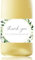 URROMA Lot de 50 mini étiquettes rondes pour bouteille de champagne, étiquettes de vin de mariage florales pour fête prénuptiale, anniversaire, fête