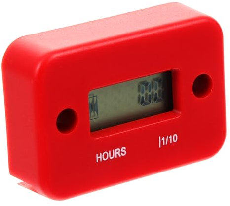 ibasenice Motorcycle Tachometer Timer Dirt Bike Speedometer for Motorcycle Rpm Tachometer Generator Hour Meter Motorcycle Rev Counter Engine Accessory Tiny Tach Chainsaw Small Abs