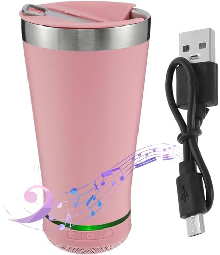 Botella de Agua Inteligente con función Bluetooth, 500 ml, Vaso Inteligente de Acero Inoxidable de Grado alimenticio con abrebotellas, batería de 1200 mAh, de Agua Multifuncional, Vaso de música