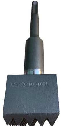 Bocciarda per pietra dura con attacco SDS plus,in acciaio temprato, per martello pneumatico, trapano (3,5x3,5 cm)