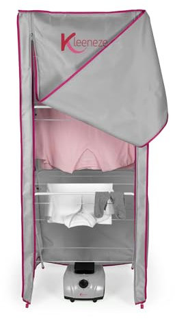 Kleeneze Heated Pod Drying System – Convert 3 Tier Airers To A Heated Clothes Airer, Compatible with Most 3 Tier Airers (65 x 55 x 145cm), Easy Assemble Drying Rack, Low Running Costs, KL034306UKF