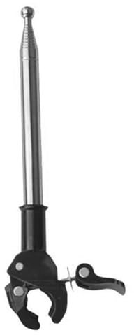 Kytxqikd Mástil telescópico de acero inoxidable para bandera, 1,2 m, mástil de bandera, soporte para coche, , vehículo