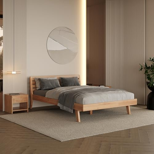 Krok Wood Massivholzbett Mary in Buche (140x200 cm)