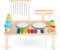 Classic Cantabile 12 in 1 Percussion Schlagzeug Musiktisch - Set für Kinder und Babys ab 1 Jahr - Montessori Kinderspielzeug - Musikinstrumente aus Holz - Für Kleinkinder mit Glockenspiel & Trommeln