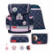 Belmil Classy Plus Schulranzen Set 5-teilig mit Brustgurt (405-78/AG/S) (Midnight Gallop)