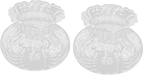 Cabilock 2st Lampenschirm Aus Petroleum Lampenschirme Lagerlampe Teelicht -lampenschirm Spender Groß Glühbirnen Cold Brew Kaffeemaschine Laterne Anhänger Tülle Die Glühbirne Glas